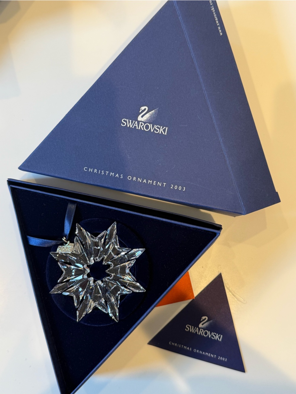 2003 Swarovski Crystal Star Ornament